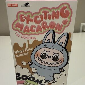 Labubu POP MART Exciting Macaron The Monsters Vinyl Face - Box Never Opened!